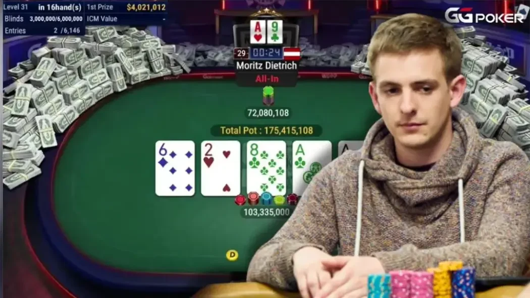 Моріц Дітріх став чемпіоном WSOP Online 2024 Main Event та виграв 4 021 012$ призових