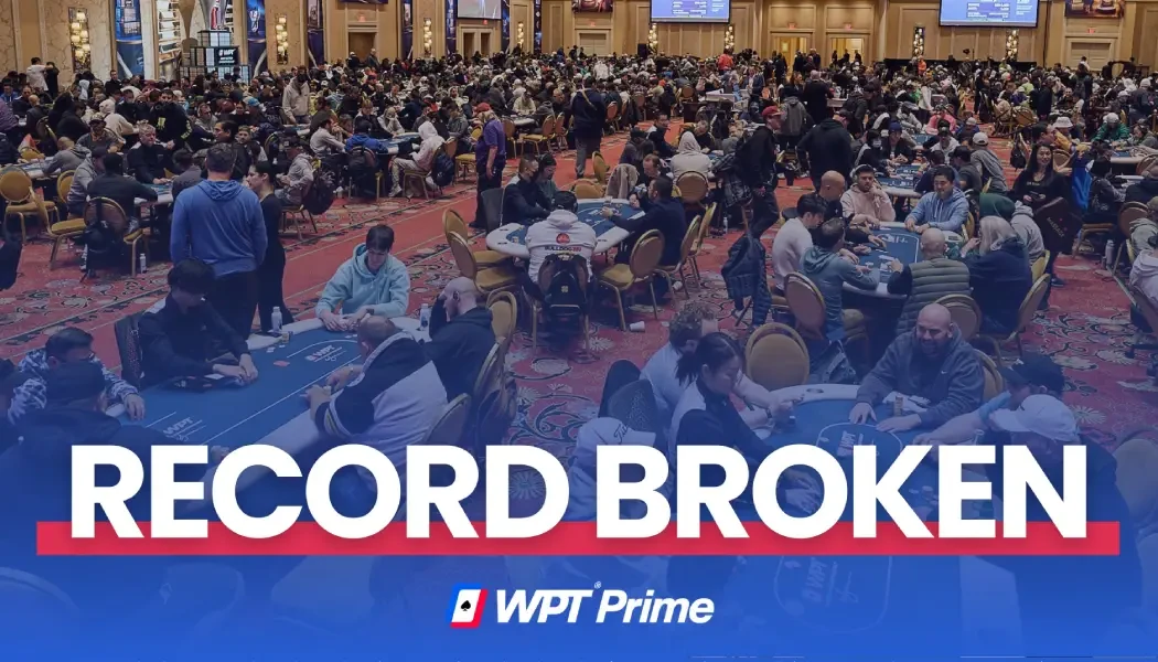 Турнір 1 100$ WPT Prime Championship встановив рекорд зібравши 9 691 вхід